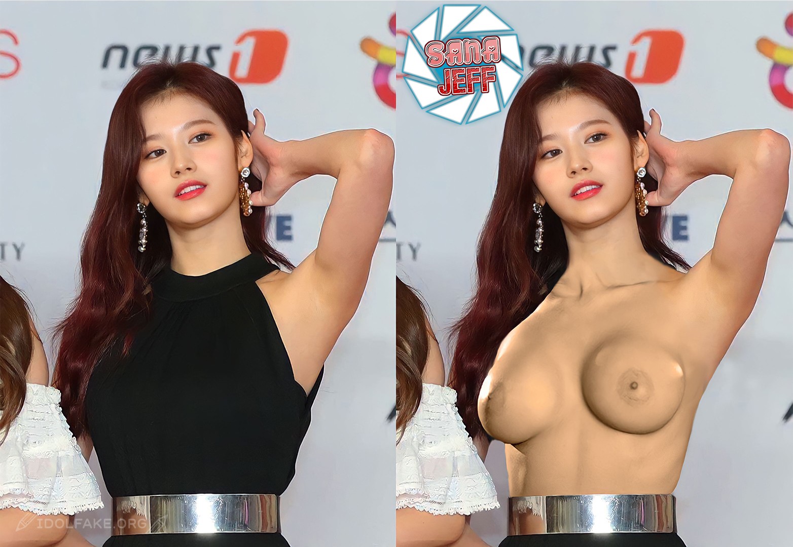 sana tits 