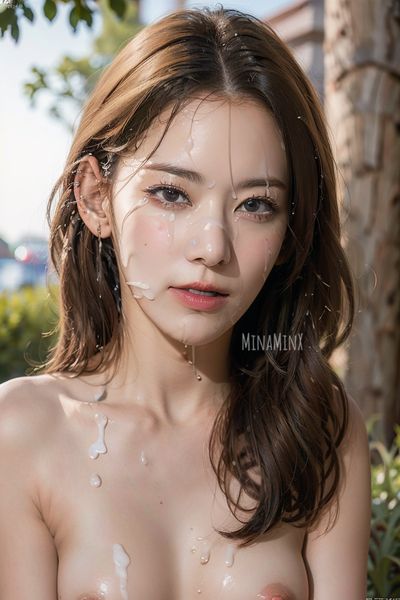 Sakura - cum on face