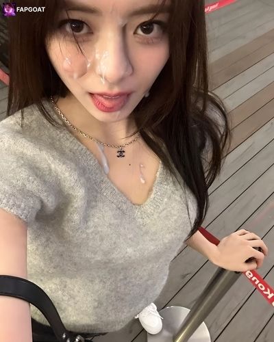 Yuna - cum on face
