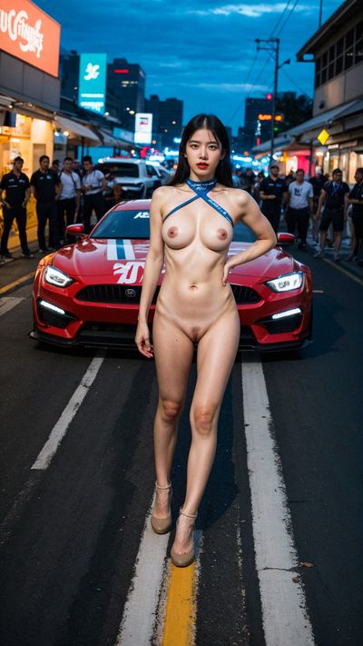 Kazuha - public nude