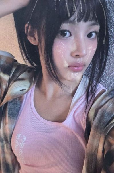 Minji - cum on face