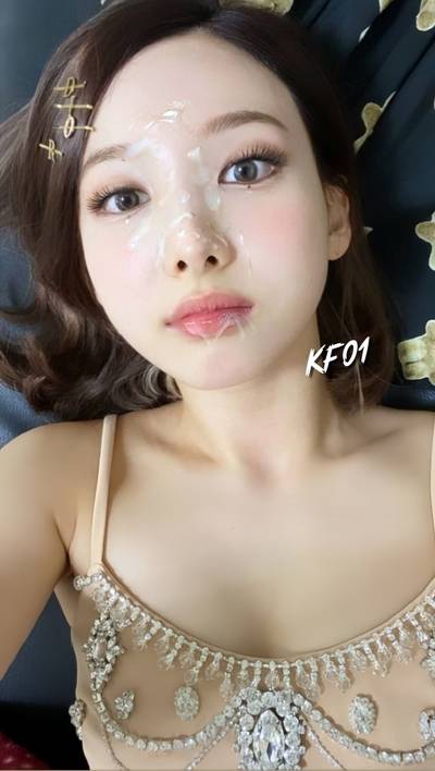 Nayeon - cum on face
