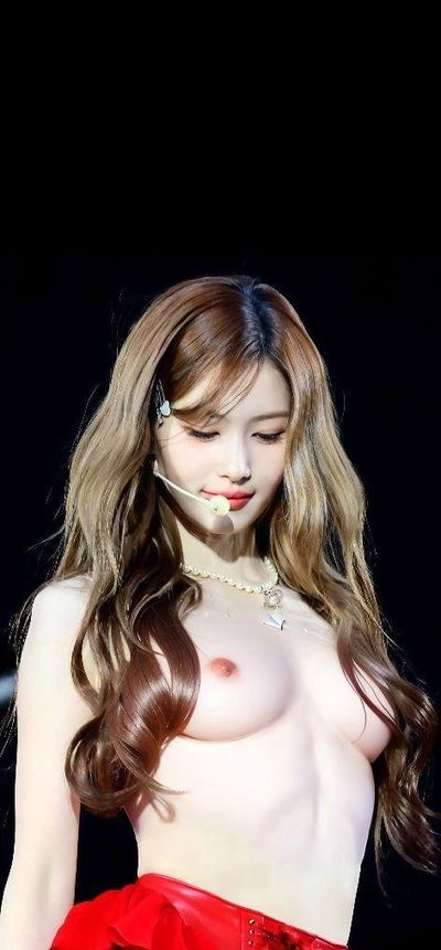 Sana - shows tits