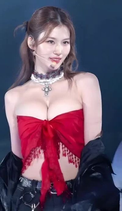 Sana - shows tits