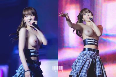 Chaewon - shows boobs