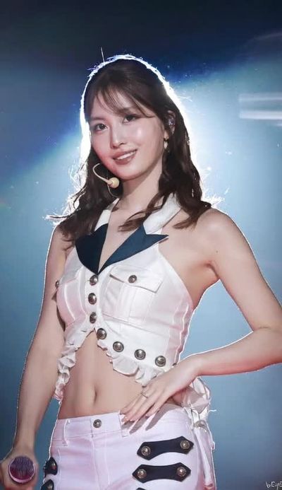Momo - shows tits