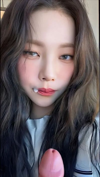 Karina - cum on face